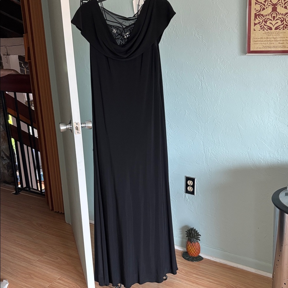 Patra Black Dress with Sequin Accents